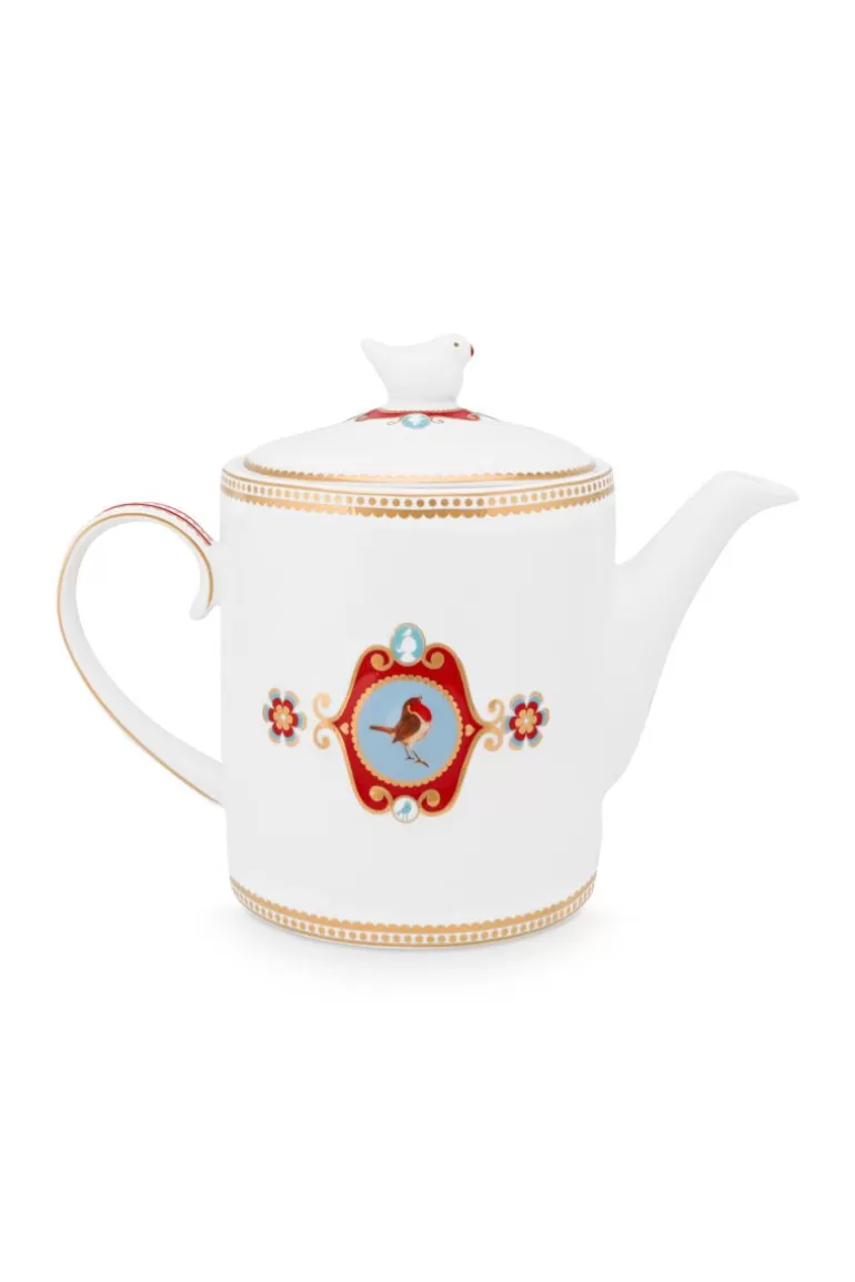 Teekannen<Pip Studio Love Birds Teekanne Medium Weis
